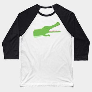 Crocodile Snap | Lilla The Lamb Baseball T-Shirt